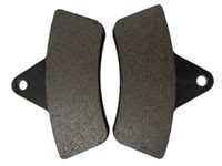 Caltric Brake Pads Compatible With Arctic Cat 250 300 400 500 2X4 4X4 Arctic Cat Front Rear 1998-2004 